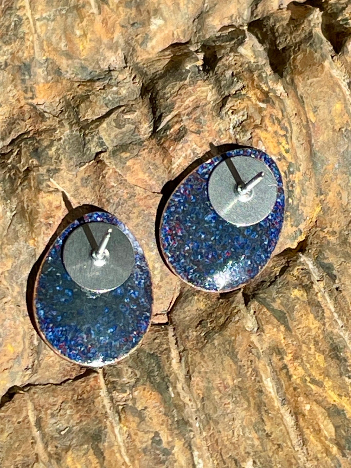 Ukrainian Easter Egg Earring Studs