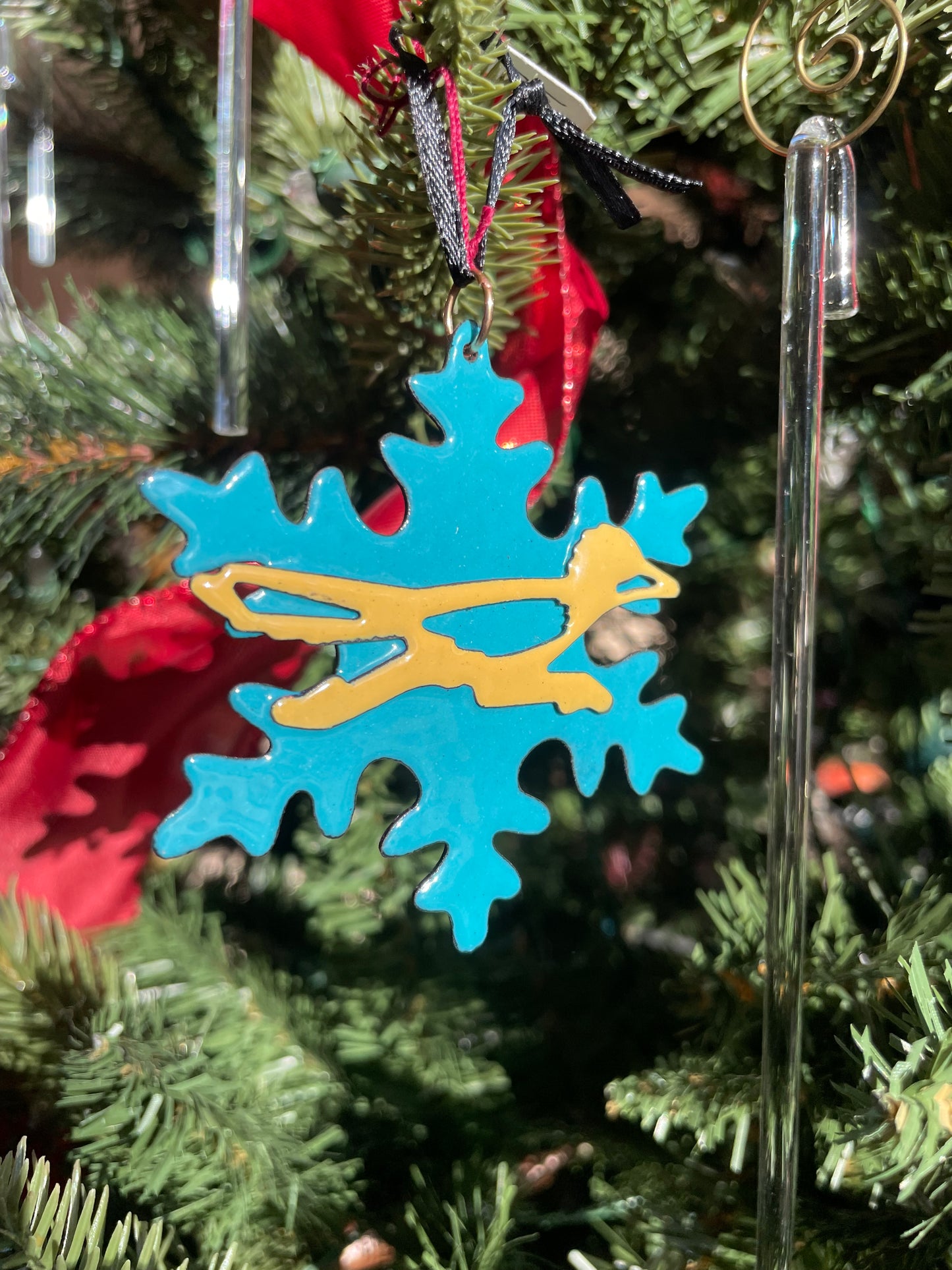 Roadrunner Snowflake Ornament
