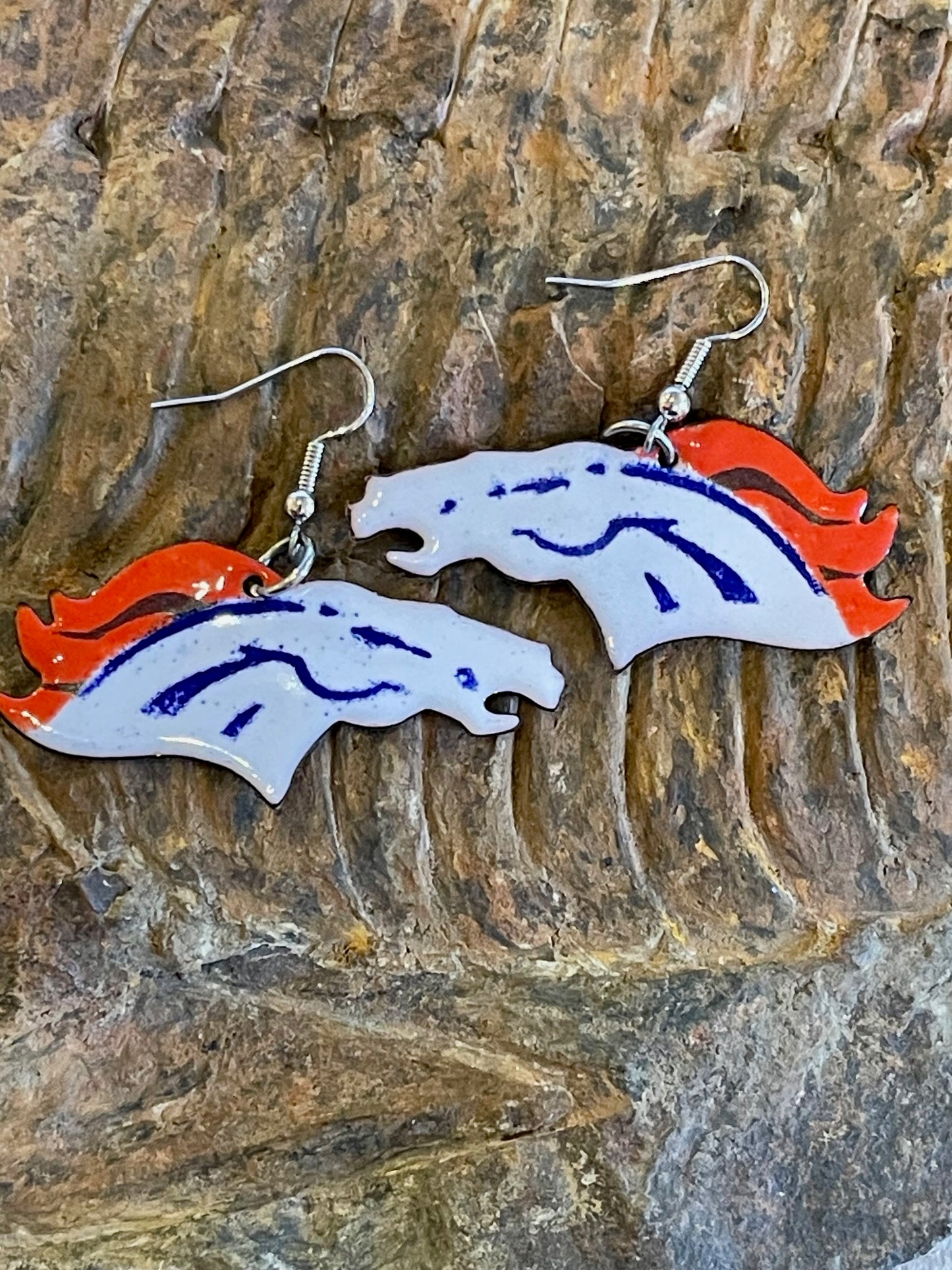 Broncos Earrings