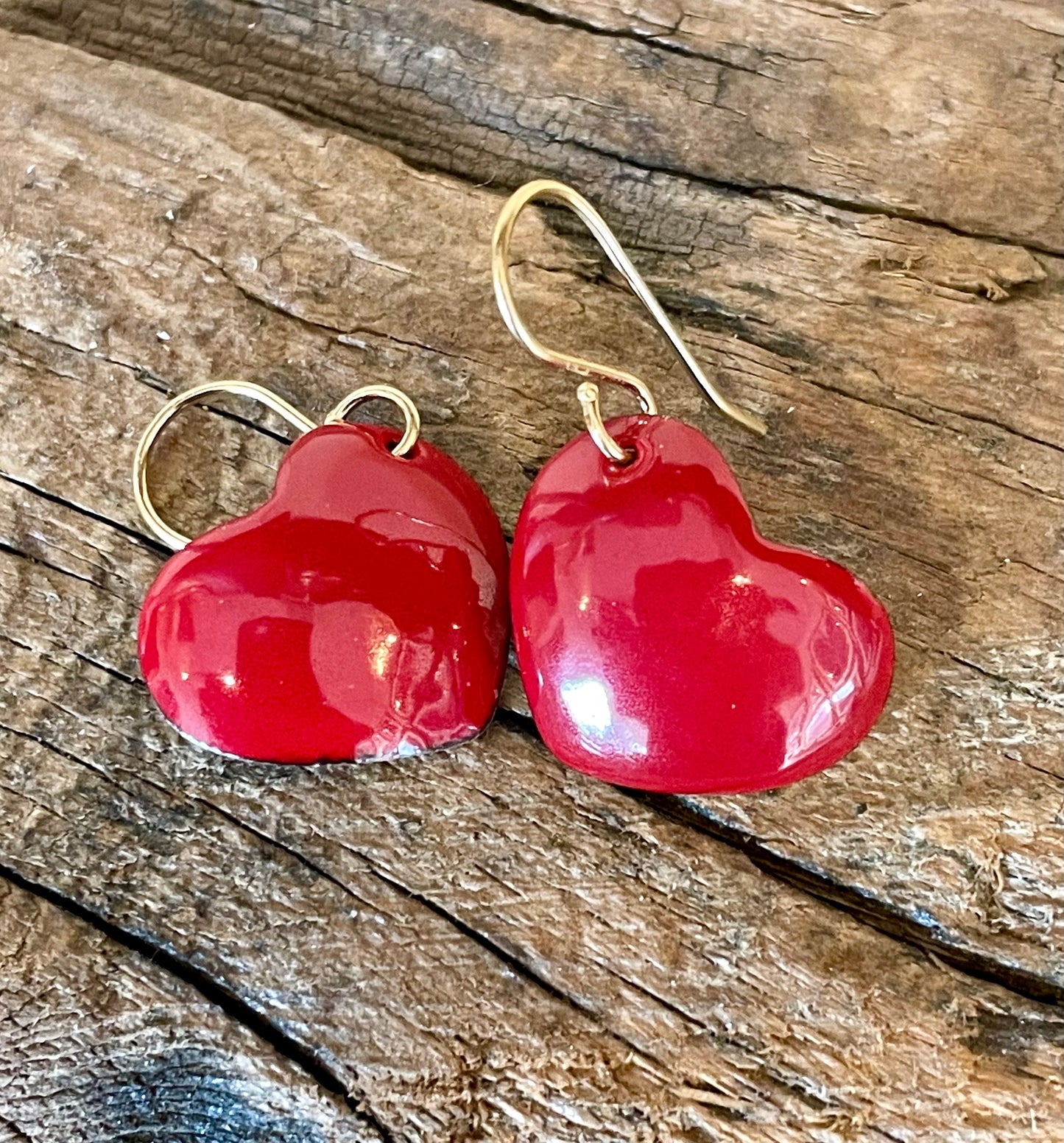 Puffed Heart Earrings