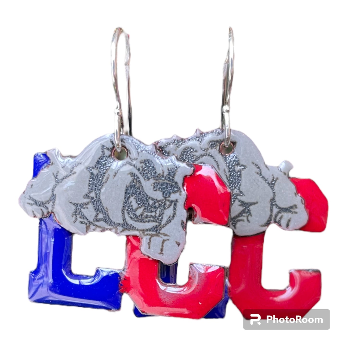 LCHS Bulldawg Earrings Large