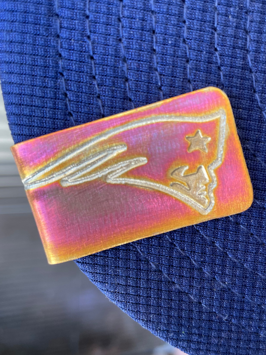 Patriots Hat Clip Forged Copper