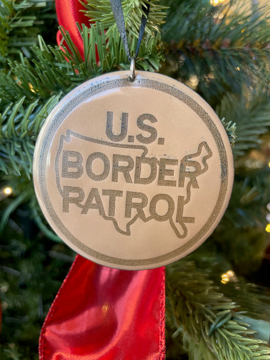 Border Patrol Christmas Ornament