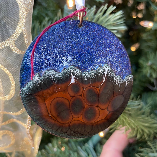 Organ Mountains at Night Ornament