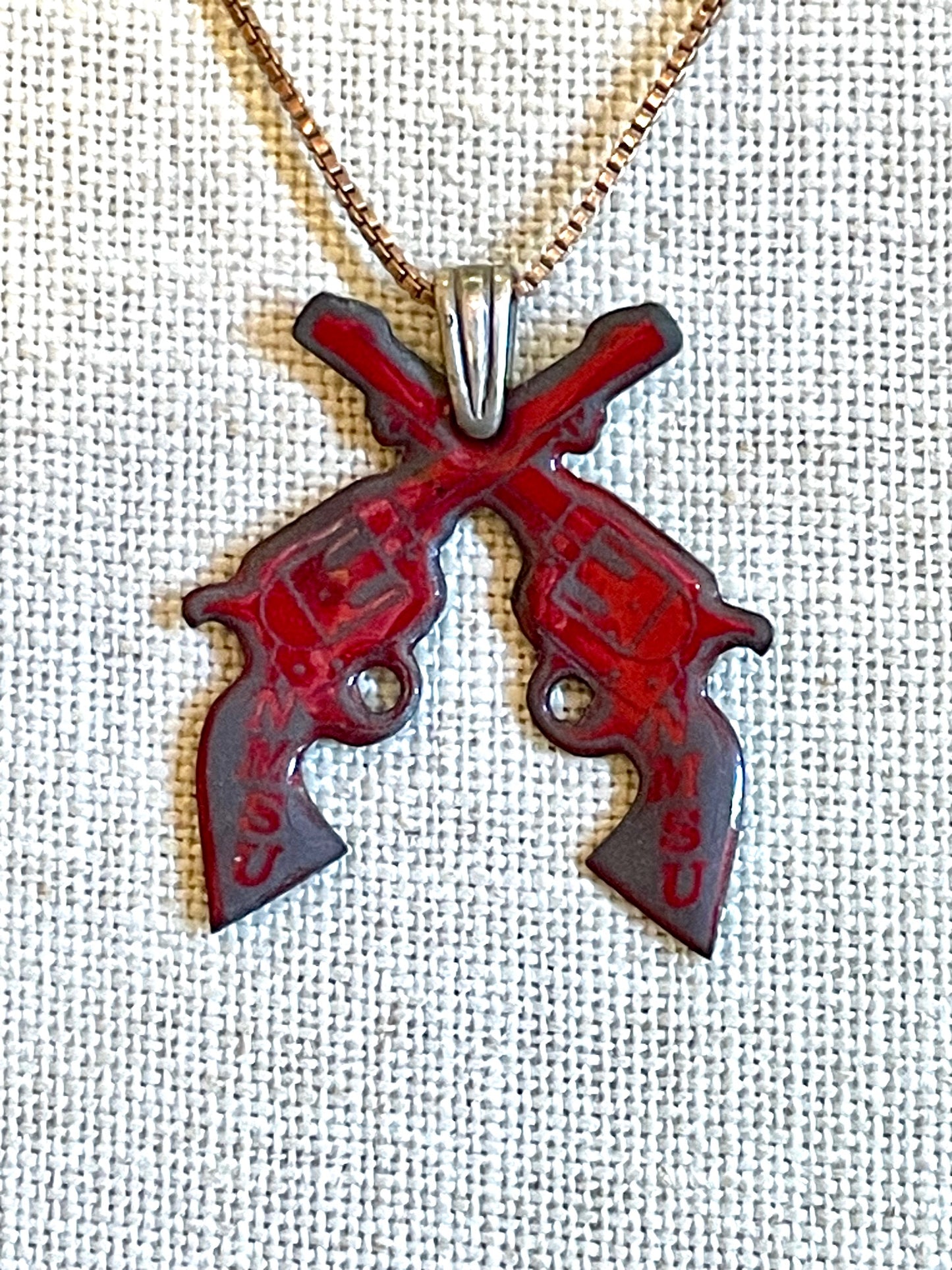 NMSU Crossed Guns Pendant